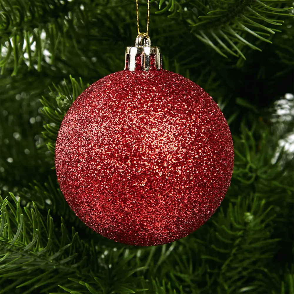 Фото 17 Набор новогодних шаров Christmas ø5-6 см цвет красный 25 шт. Фото 17 Набор новогодних шаров Christmas ø5-6 см цвет красный 25 шт.