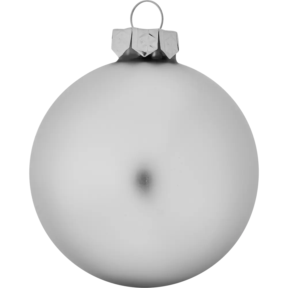 Фото 5 Набор новогодних шаров Christmas ø7 см цвет серебристый 8 шт.