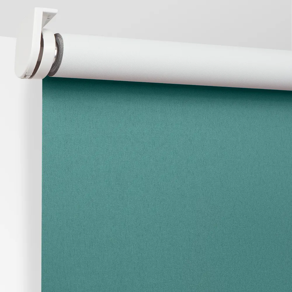 Фото 4 Штора рулонная блэкаут Inspire Santos 140x175 см бирюзовая Celadon 2 Фото 4 Штора рулонная блэкаут Inspire Santos 140x175 см бирюзовая Celadon 2