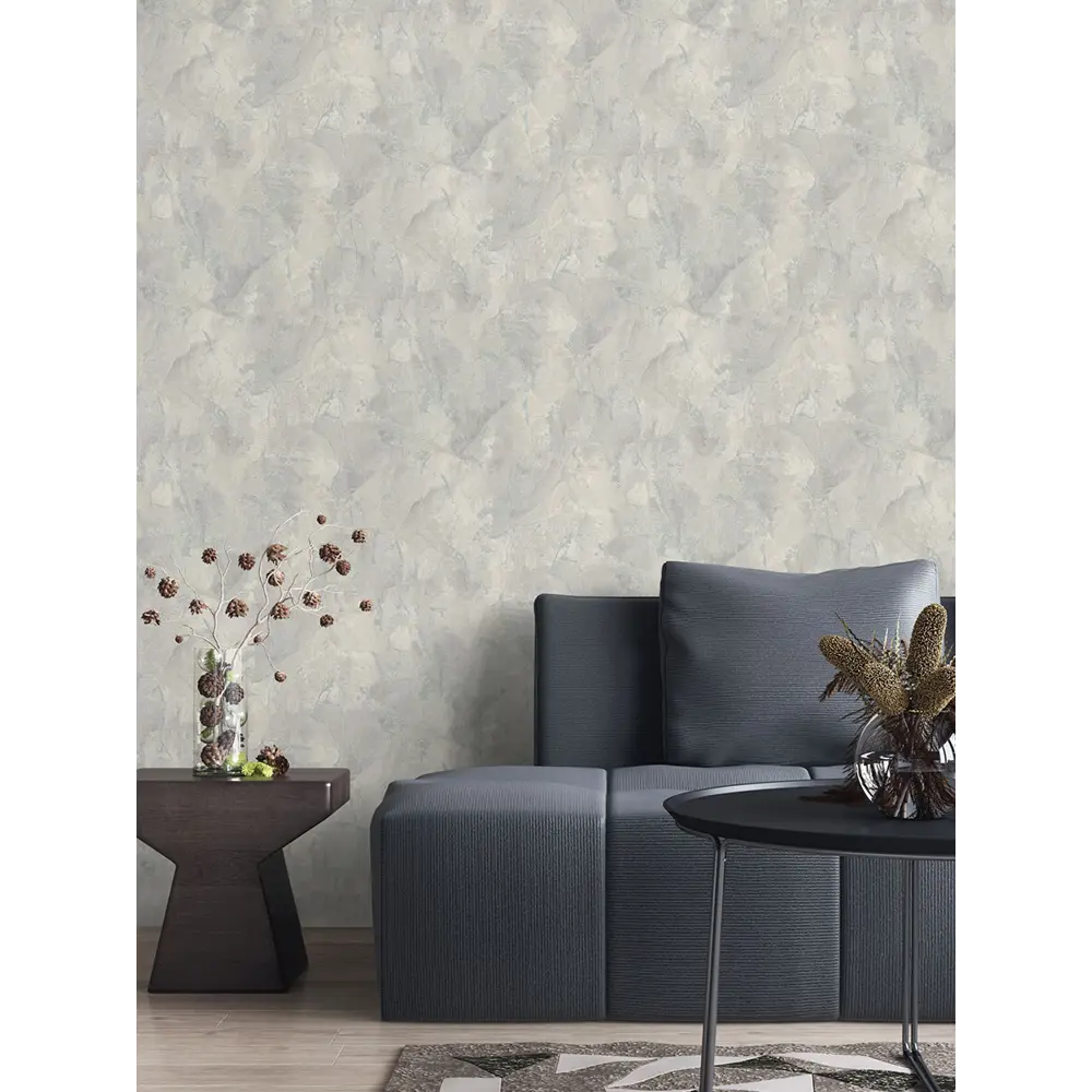 Фото 2 Обои флизелиновые Diamond Baikal серые 1.06 м 5059-24