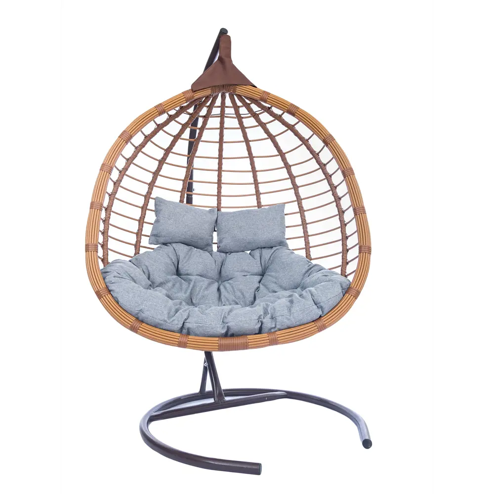 Фото 3 Кресло подвесное Laura outdoor HST403 Hasta 2-х местные до 140 кг коричневый Фото 3 Кресло подвесное Laura outdoor HST403 Hasta 2-х местные до 140 кг коричневый