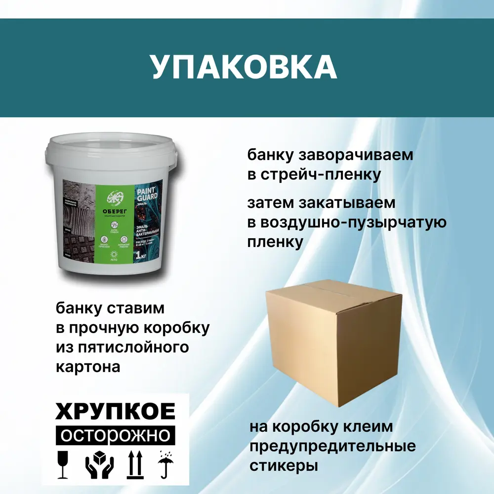 Фото 6 Эмаль акриловая ОБЕРЕГ PaintGuard ВД-АК-03-06 антибактериальная глянцевая цвет белый 10 л Фото 6 Эмаль акриловая ОБЕРЕГ PaintGuard ВД-АК-03-06 антибактериальная глянцевая цвет белый 10 л