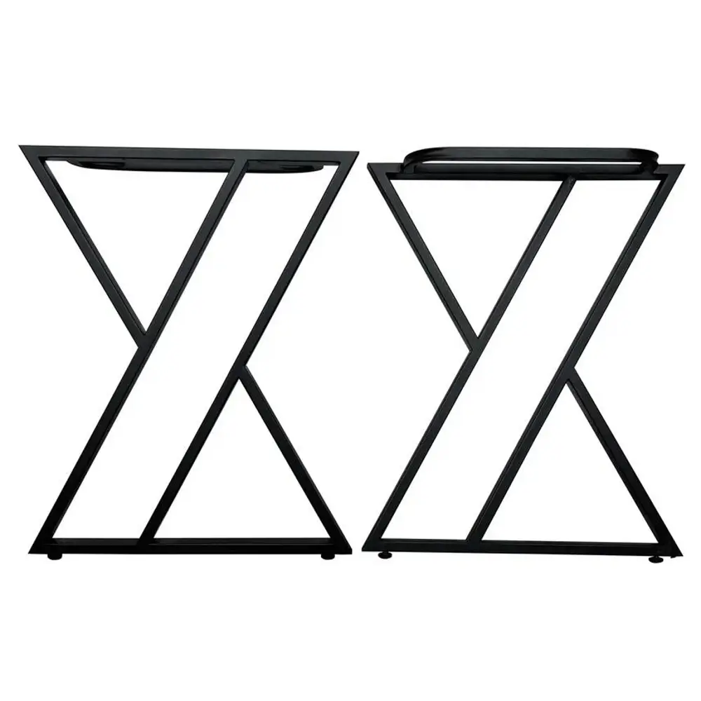 Фото Подстолье Solarius nogaX80black-2 78.50x71x13 см металл цвет черный