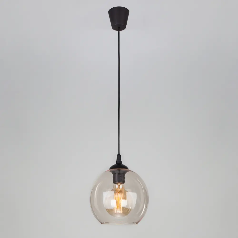 Фото 2 Светильник подвесной со стеклянным плафоном TK Lighting 4442 Cubus 1 лампа 4 м² цвет янтарный Фото 2 Светильник подвесной со стеклянным плафоном TK Lighting 4442 Cubus 1 лампа 4 м² цвет янтарный