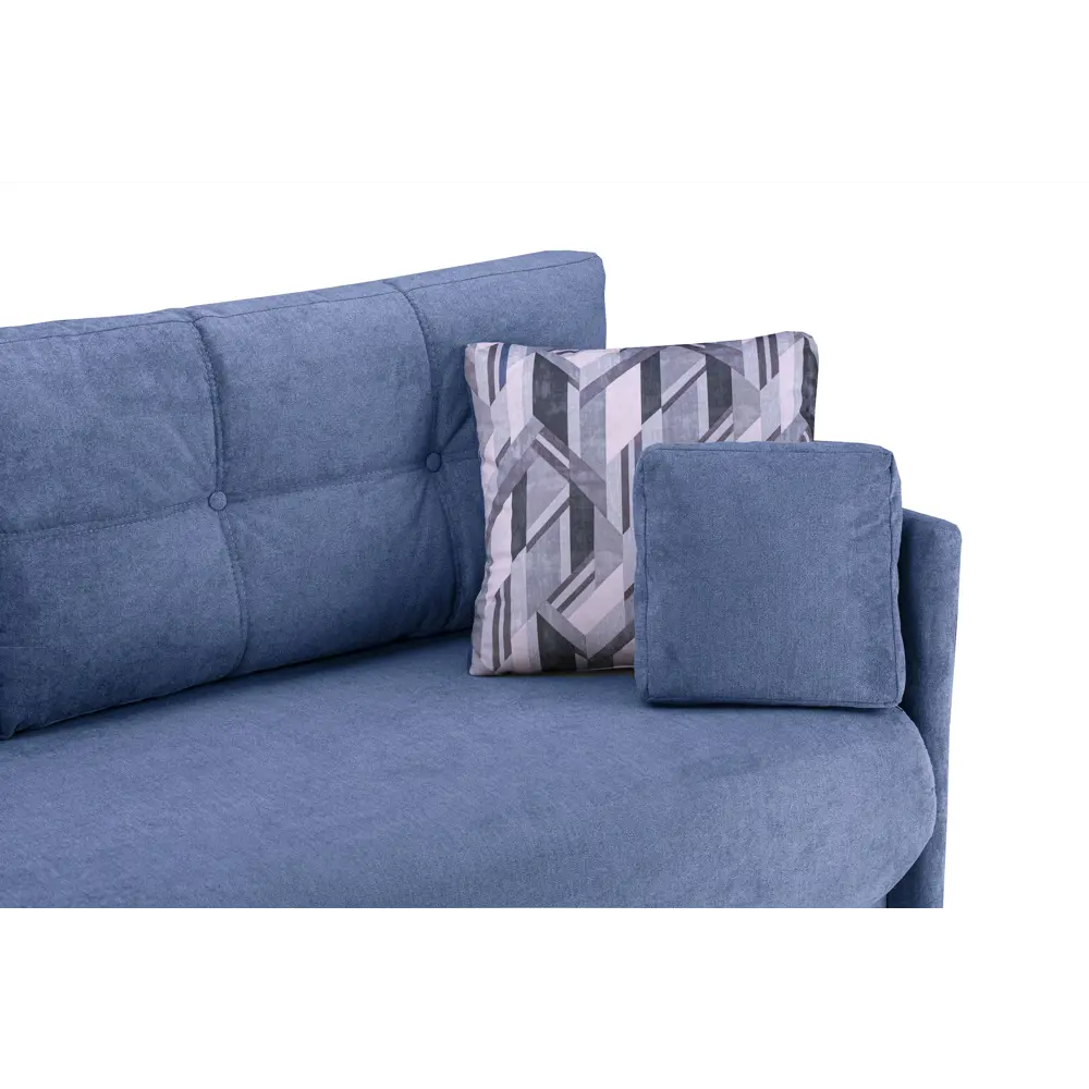 Фото 4 Диван Ramart design Эдит 206x92x103 см велюр цвет синий Фото 4 Диван Ramart design Эдит 206x92x103 см велюр цвет синий