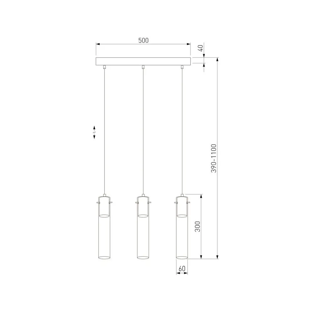Фото 4 Светильник подвесной со стеклянными плафонами TK Lighting 855 Look 3 лампы 12 м² цвет графит Фото 4 Светильник подвесной со стеклянными плафонами TK Lighting 855 Look 3 лампы 12 м² цвет графит