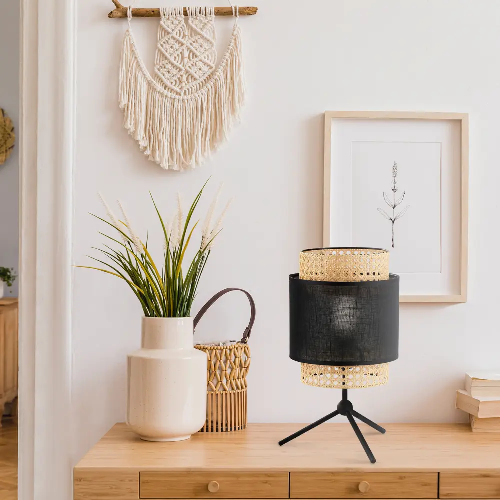 Фото 3 Настольная лампа TK LIGHTING 5567 Boho a058467 цвет чёрный Фото 3 Настольная лампа TK LIGHTING 5567 Boho a058467 цвет чёрный