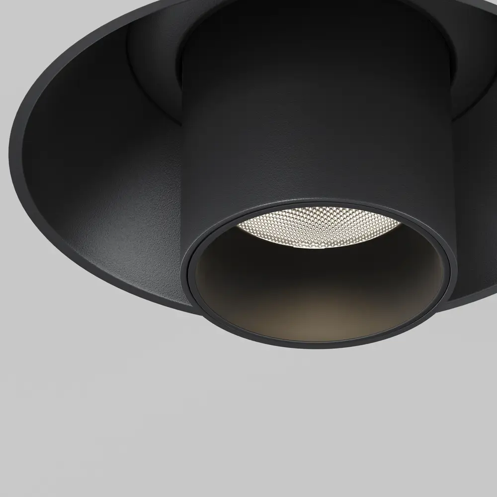 Фото 2 Светильник точечный встраиваемый светодиодный Maytoni C140trs-l300-7w4k-b 3 м² под отверстие 8 см цвет черный Фото 2 Светильник точечный встраиваемый светодиодный Maytoni C140trs-l300-7w4k-b 3 м² под отверстие 8 см цвет черный