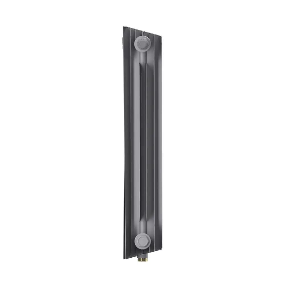 Фото 3 Радиатор Royal thermo Pianoforte 500/80 биметалл 10 секций нижнее подключение цвет silver satin