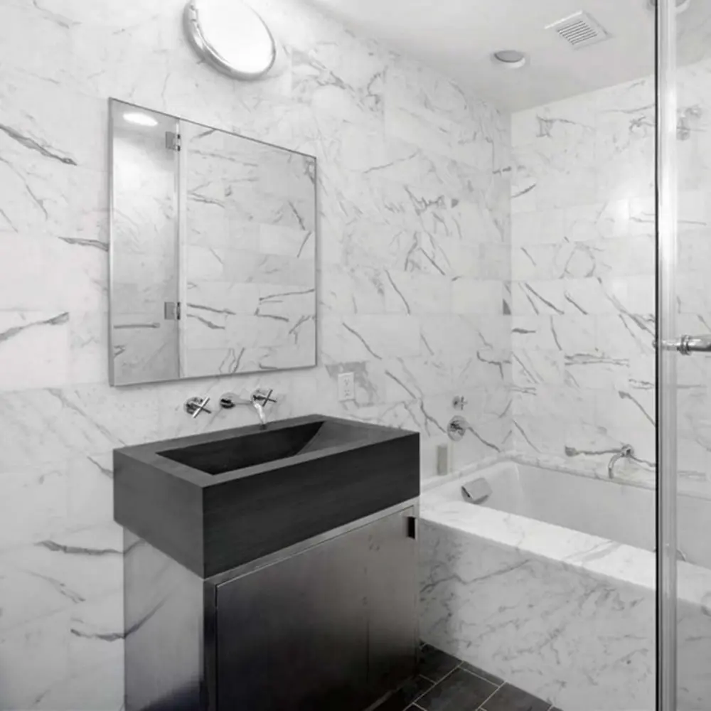 Фото 16 ПВХ плитка LAKO DECOR Делюкс Белый Рим 32 класс толщина 2 мм 6.30 м², цена за упаковку Фото 16 ПВХ плитка LAKO DECOR Делюкс Белый Рим 32 класс толщина 2 мм 6.30 м², цена за упаковку