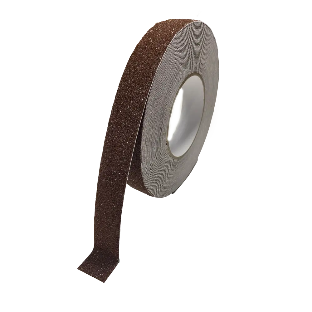 Фото Противоскользящая лента Safetystep крупная зернистость 60 grit размер 25мм х 18.3м цвет коричневый Фото Противоскользящая лента Safetystep крупная зернистость 60 grit размер 25мм х 18.3м цвет коричневый