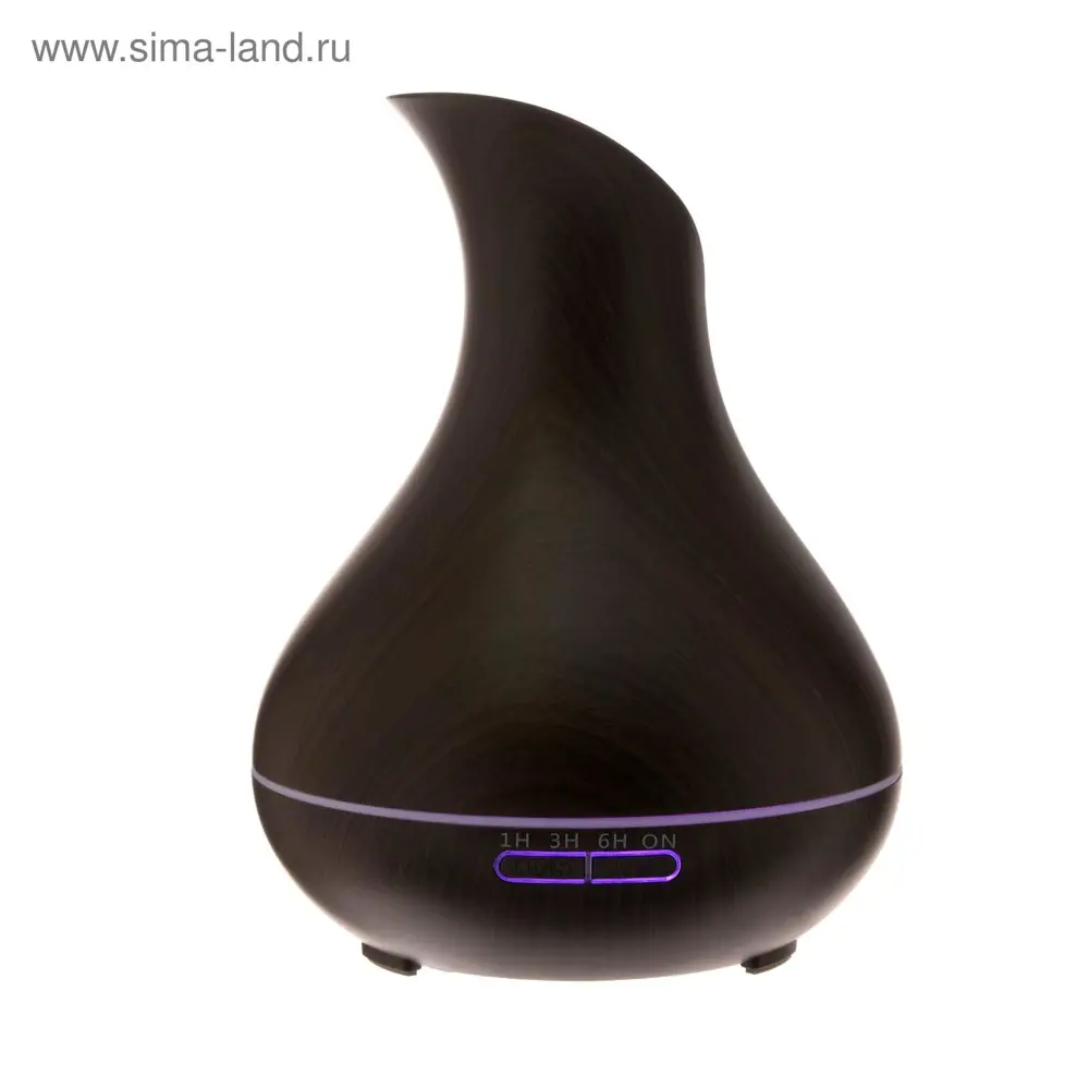 Фото 7 Аромадиффузор ультразвуковой Luazon home LHU-13, 300 мл, 4 режима, подсветка, цвет темное дерево