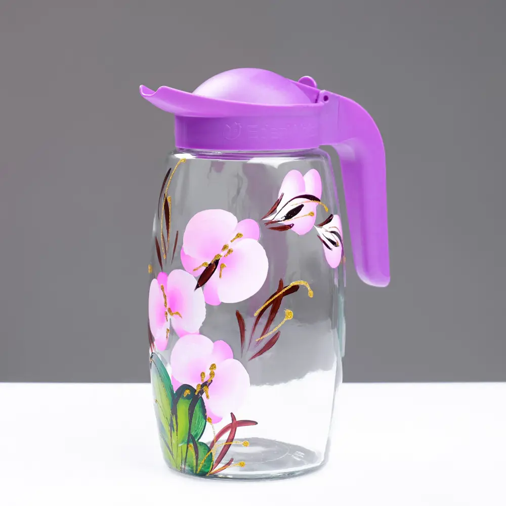 Фото 2 Набор посуды No Name Орхидея 7 предметов Стекло цвет разноцветный Фото 2 Набор посуды No Name Орхидея 7 предметов Стекло цвет разноцветный