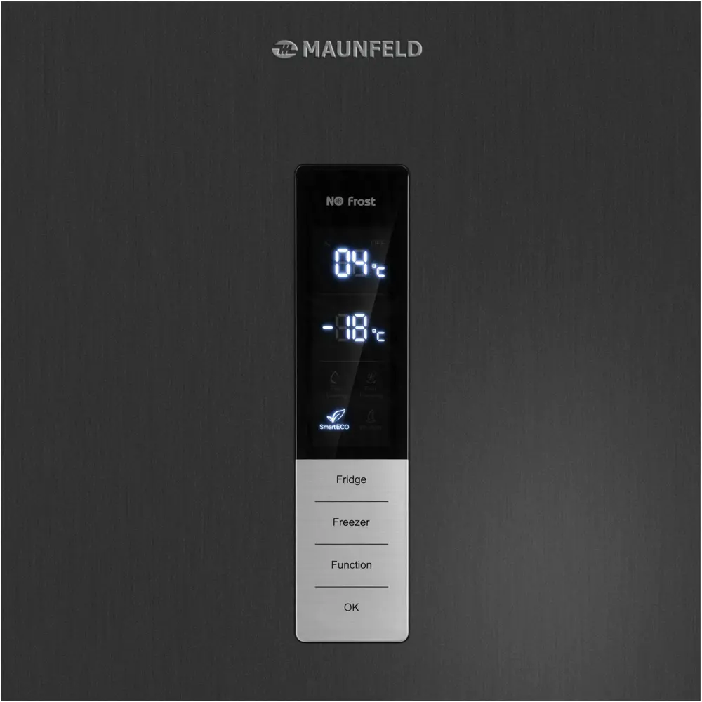 Фото 4 Отдельностоящий холодильник Maunfeld MFF200NFSBE 59.5x200 см цвет черный Фото 4 Отдельностоящий холодильник Maunfeld MFF200NFSBE 59.5x200 см цвет черный