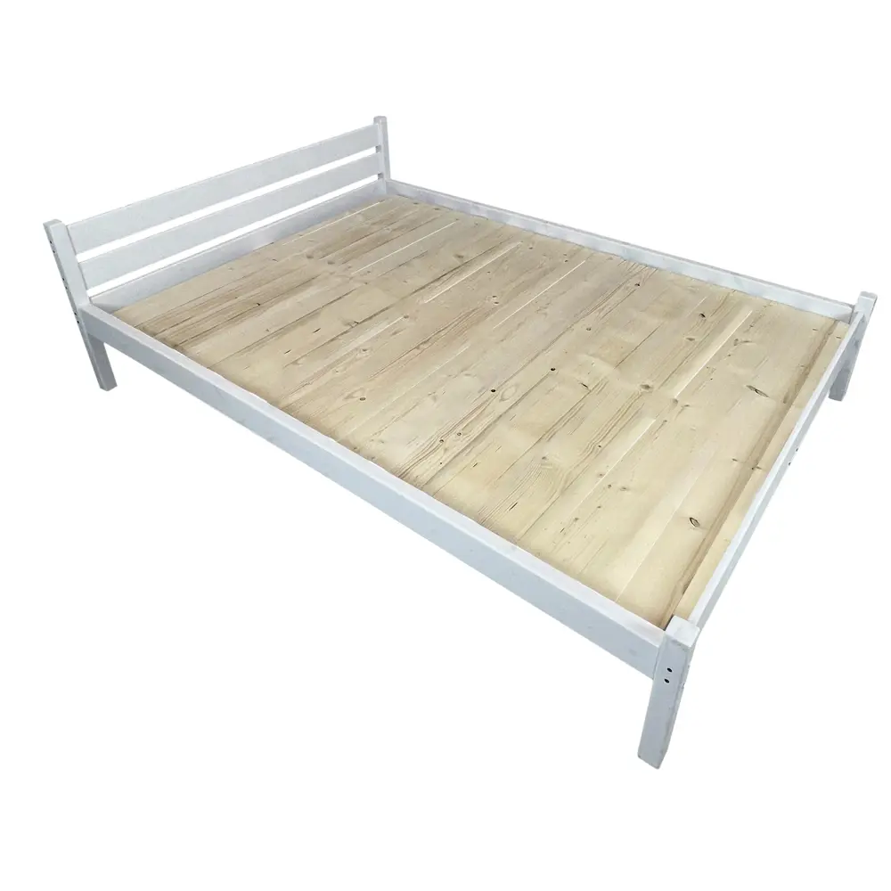 Фото Кровать Solarius 140klbel-190-full 140x190 см массив сосны цвет белый Фото Кровать Solarius 140klbel-190-full 140x190 см массив сосны цвет белый