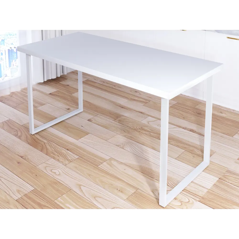 Фото 2 Кухонный стол прямоугольный Solarius Loft 700-10144 130x75x75 см дерево цвет белый Фото 2 Кухонный стол прямоугольный Solarius Loft 700-10144 130x75x75 см дерево цвет белый