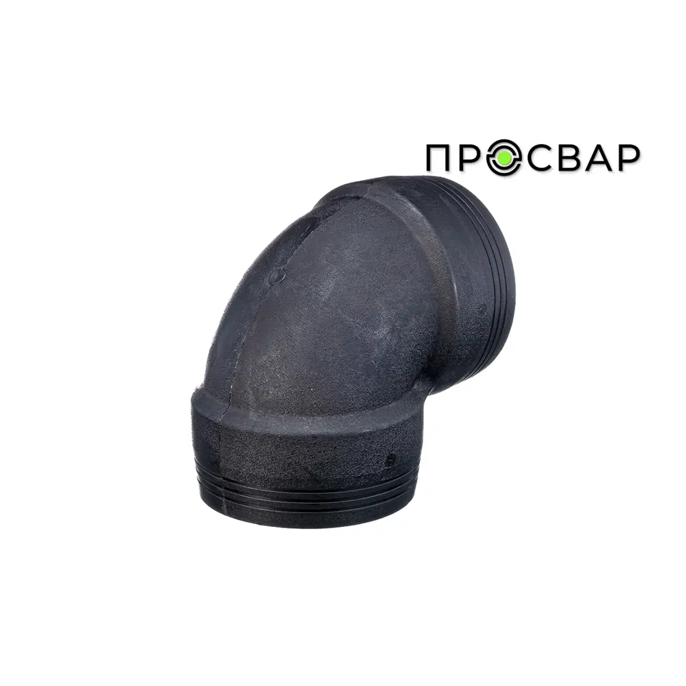 Фото 2 Отвод 90° Просвар 225x225 мм ВП полипропилен Фото 2 Отвод 90° Просвар 225x225 мм ВП полипропилен
