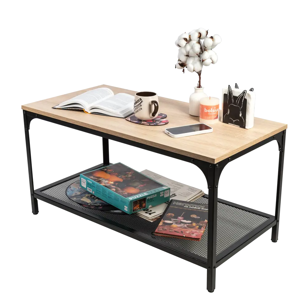 Фото Стол журнальный Veranda Фламинго 90x46см ЛДСП цвет черный