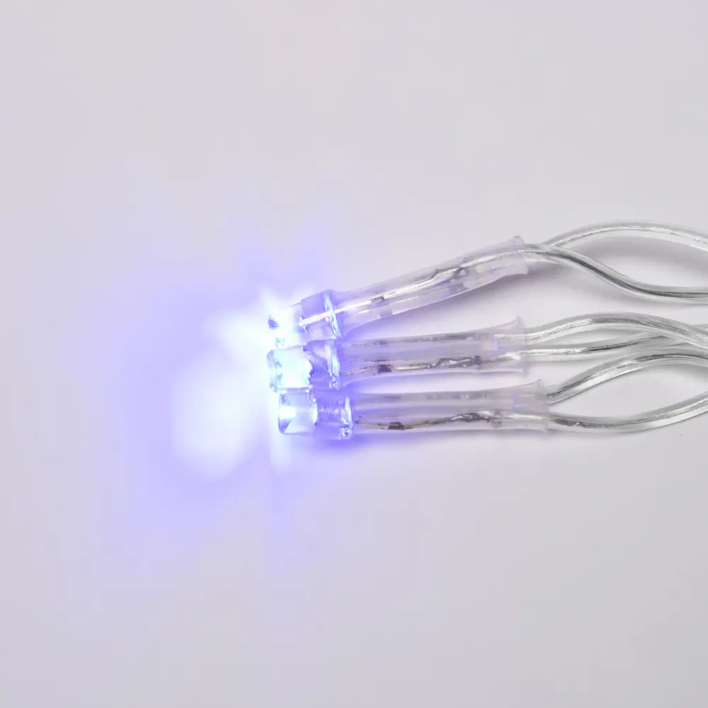 Фото 3 Электрогирлянда Uniel Бахрома 12 м 195 ламп цвет голубой 1 режим работы Фото 3 Электрогирлянда Uniel Бахрома 12 м 195 ламп цвет голубой 1 режим работы