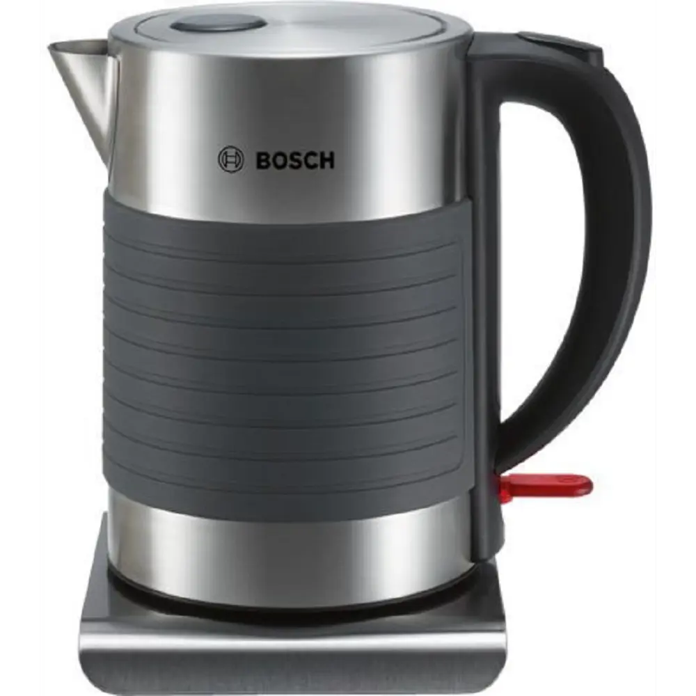 Фото Чайник электрический Bosch TWK7S05 1.7л сталь серый Фото Чайник электрический Bosch TWK7S05 1.7л сталь серый