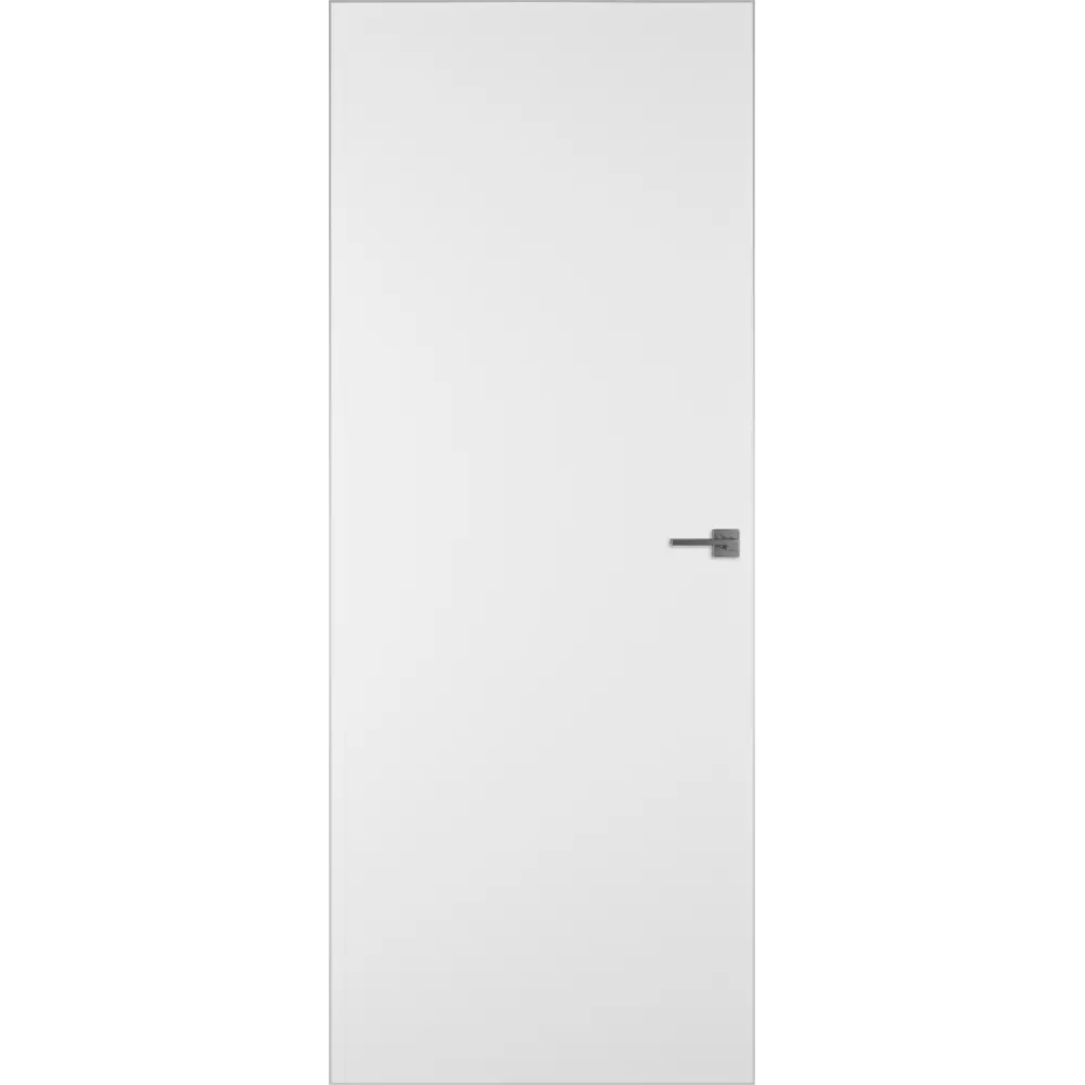 Фото Дверь межкомнатная глухая без замка и петель в комплекте Invisible 80x200 см обратное открывание правое цвет белый Фото Дверь межкомнатная глухая без замка и петель в комплекте Invisible 80x200 см обратное открывание правое цвет белый