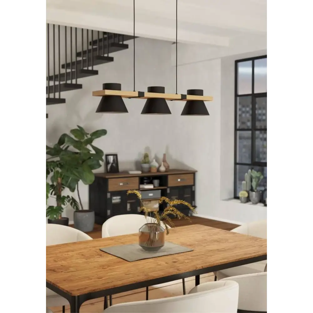 Фото 2 Люстра подвесная Eglo 43956 4 м² 3 лампы Maccles 43956 Современный Фото 2 Люстра подвесная Eglo 43956 4 м² 3 лампы Maccles 43956 Современный