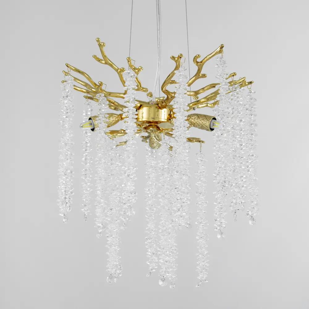 Фото 3 Люстра подвесная Arte perfetto luce 3323.1086.d320.3.a.gd 3 лампа 6 м² цвет золото Фото 3 Люстра подвесная Arte perfetto luce 3323.1086.d320.3.a.gd 3 лампа 6 м² цвет золото