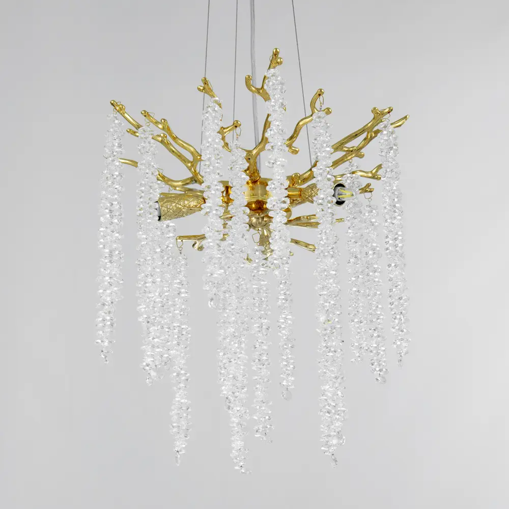 Фото 4 Люстра подвесная Arte perfetto luce 3323.1086.d320.3.a.gd 3 лампа 6 м² цвет золото Фото 4 Люстра подвесная Arte perfetto luce 3323.1086.d320.3.a.gd 3 лампа 6 м² цвет золото