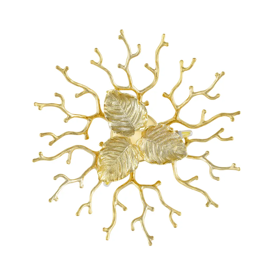 Фото 3 Люстра потолочная Arte Perfetto Luce 3323.31003.d360.3.gd 3 лампы 6 м² цвет золото Фото 3 Люстра потолочная Arte Perfetto Luce 3323.31003.d360.3.gd 3 лампы 6 м² цвет золото