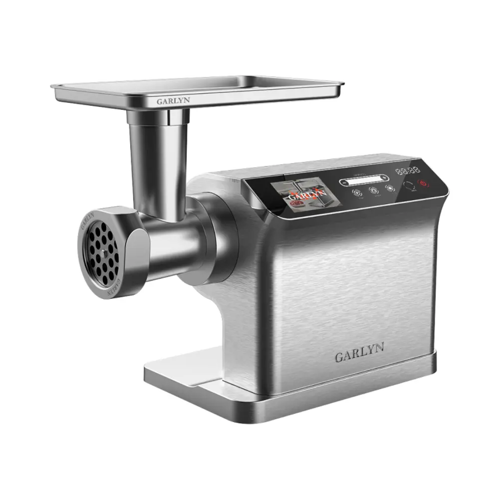 Фото Электрическая мясорубка Garlyn Grind Pro 3000Вт серый Фото Электрическая мясорубка Garlyn Grind Pro 3000Вт серый