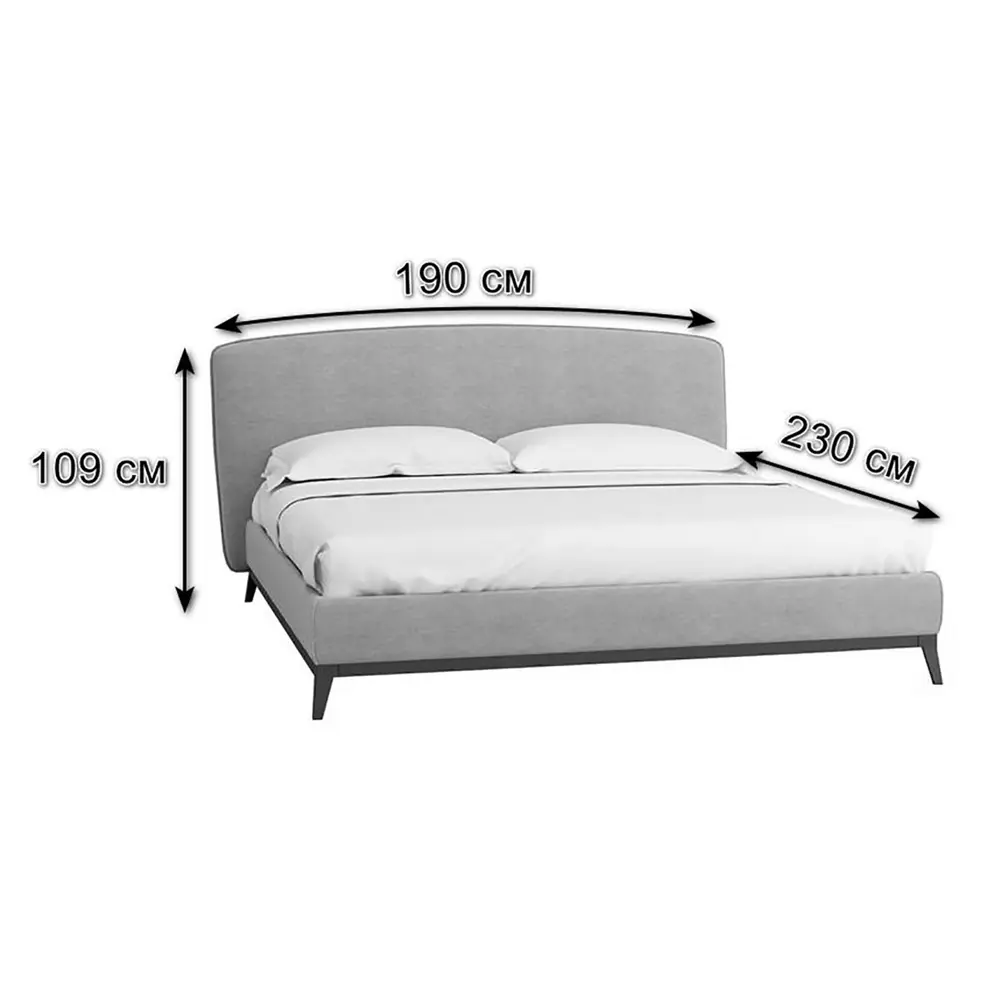 Фото 2 Кровать с подъемным механизмом R-home Кровать с ортопедическим основанием 1.6 сканди лайт грей 160x200 см Бук цвет серый Фото 2 Кровать с подъемным механизмом R-home Кровать с ортопедическим основанием 1.6 сканди лайт грей 160x200 см Бук цвет серый