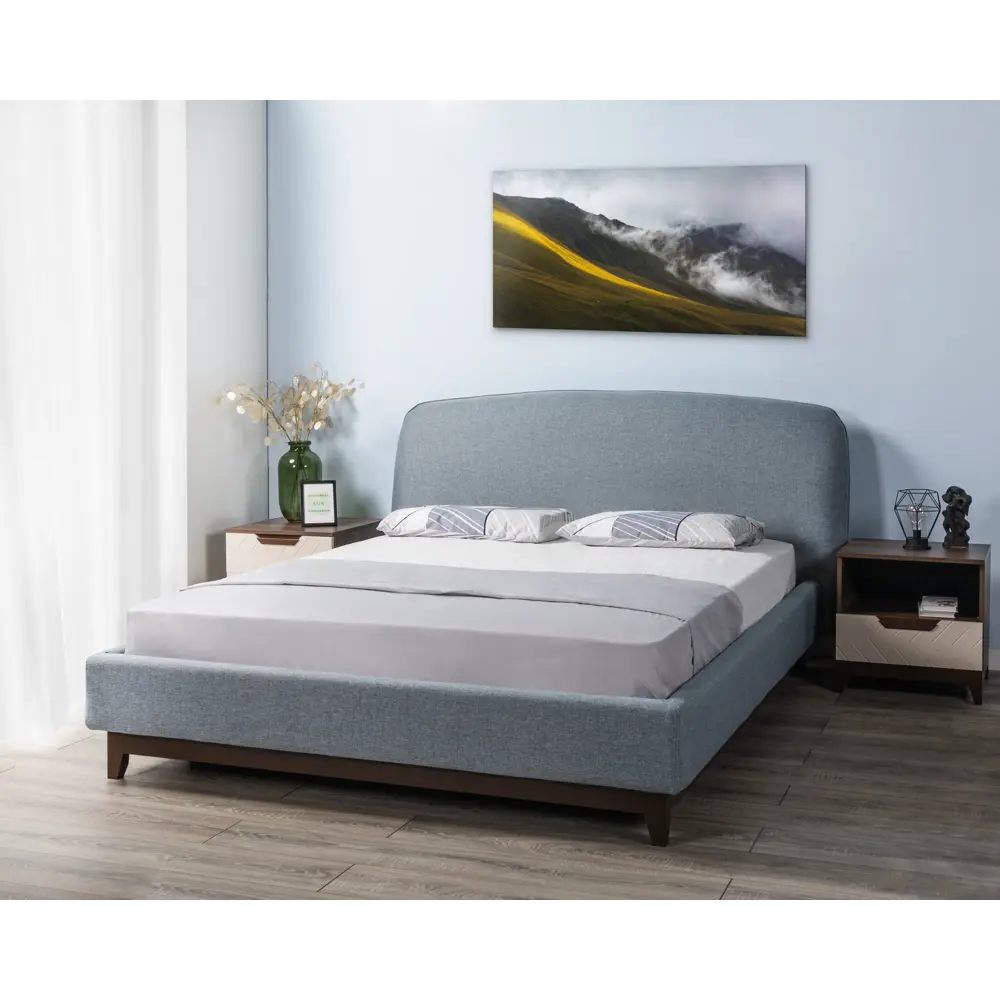 Фото 8 Кровать с подъемным механизмом R-home Кровать с ортопедическим основанием 1.6 сканди лайт грей 160x200 см Бук цвет серый Фото 8 Кровать с подъемным механизмом R-home Кровать с ортопедическим основанием 1.6 сканди лайт грей 160x200 см Бук цвет серый