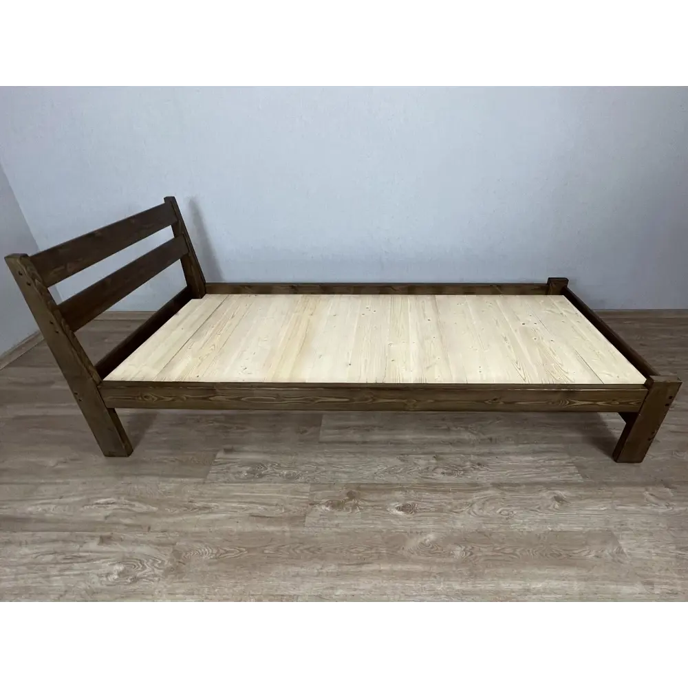 Фото 2 Кровать Solarius 90mtemd-full 90x200 см массив сосны цвет темный дуб Фото 2 Кровать Solarius 90mtemd-full 90x200 см массив сосны цвет темный дуб