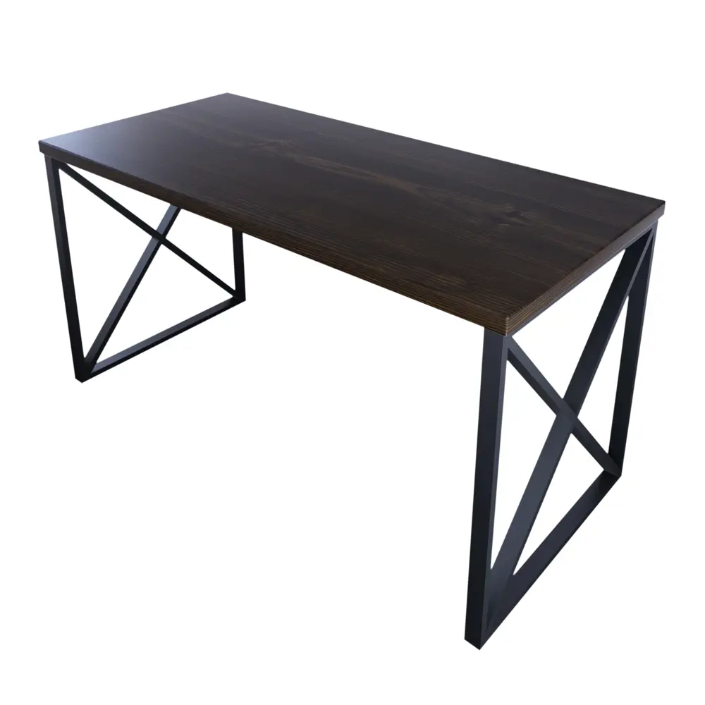 Фото Кухонный стол прямоугольный Solarius Loft 702-10080 130x75x60 см дерево цвет темный дуб Фото Кухонный стол прямоугольный Solarius Loft 702-10080 130x75x60 см дерево цвет темный дуб