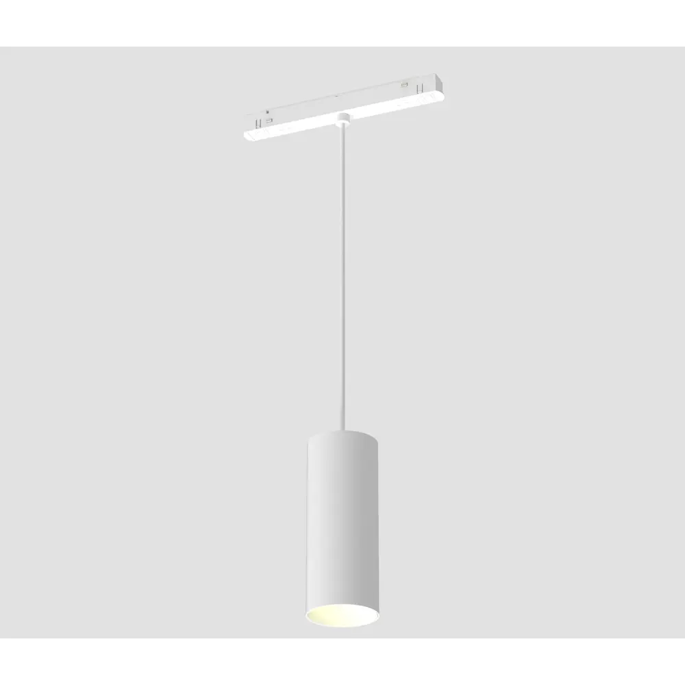 Фото Трековый светильник подвесной светодиодный Maytoni Tr041-4-12w3k-m-ds-w 12 Вт 5 м² цвет белый Фото Трековый светильник подвесной светодиодный Maytoni Tr041-4-12w3k-m-ds-w 12 Вт 5 м² цвет белый