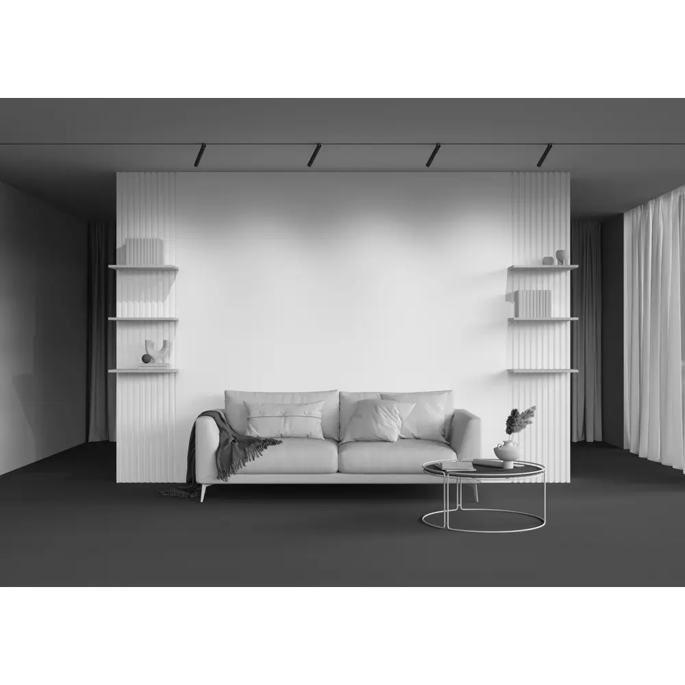 Фото 13 Трековый светильник спот светодиодный Maytoni Tr141-2-6w3k-m-b 6 Вт 3 м² цвет черный Фото 13 Трековый светильник спот светодиодный Maytoni Tr141-2-6w3k-m-b 6 Вт 3 м² цвет черный