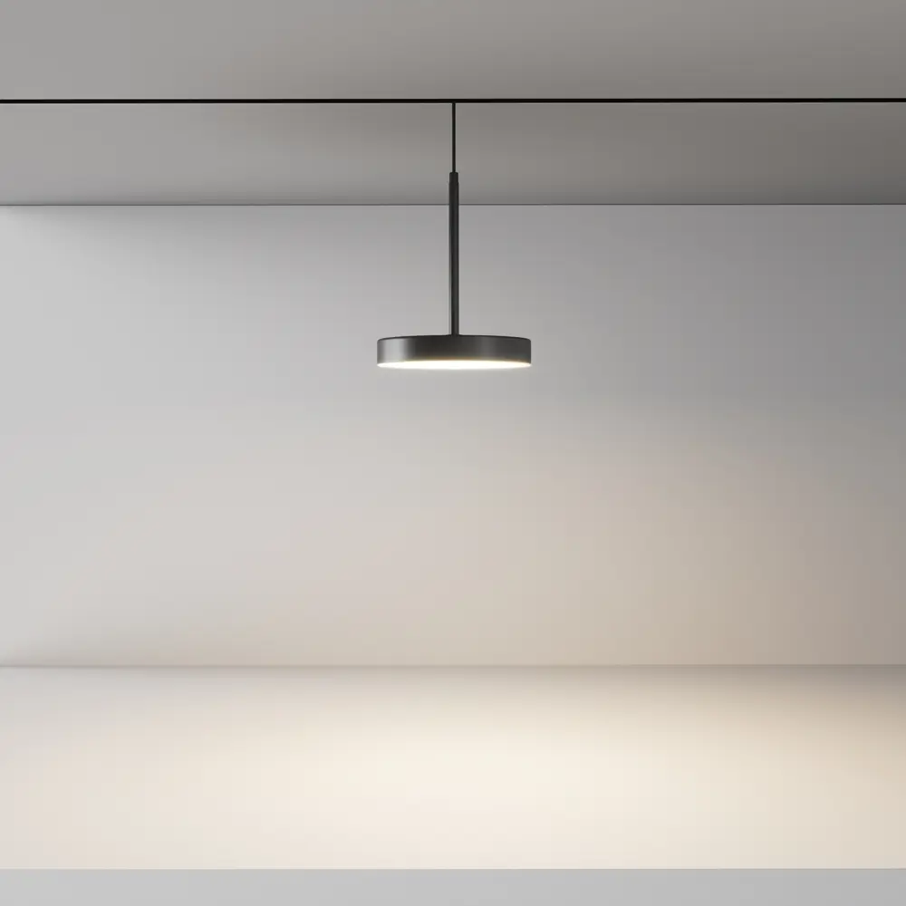 Фото 3 Трековый светильник подвесной светодиодный Maytoni Tr123-4-15w-ds-b 15 Вт 6 м² цвет черный