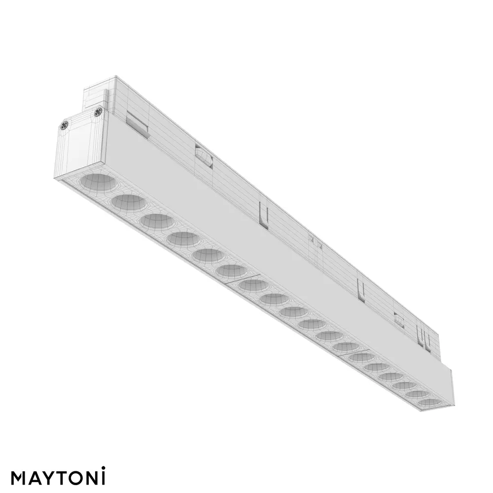 Фото Трековый светильник линейный светодиодный Maytoni Tr031-2-18w3k-w 18 Вт 8 м² цвет белый Фото Трековый светильник линейный светодиодный Maytoni Tr031-2-18w3k-w 18 Вт 8 м² цвет белый