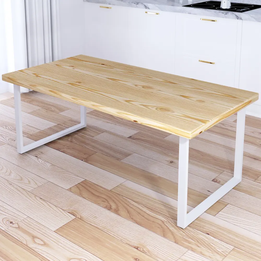 Фото 2 Журнальный столик прямоугольный Solarius Loft 80x130x50 см без покрытия коричневый с черными ножками Фото 2 Журнальный столик прямоугольный Solarius Loft 80x130x50 см без покрытия коричневый с черными ножками