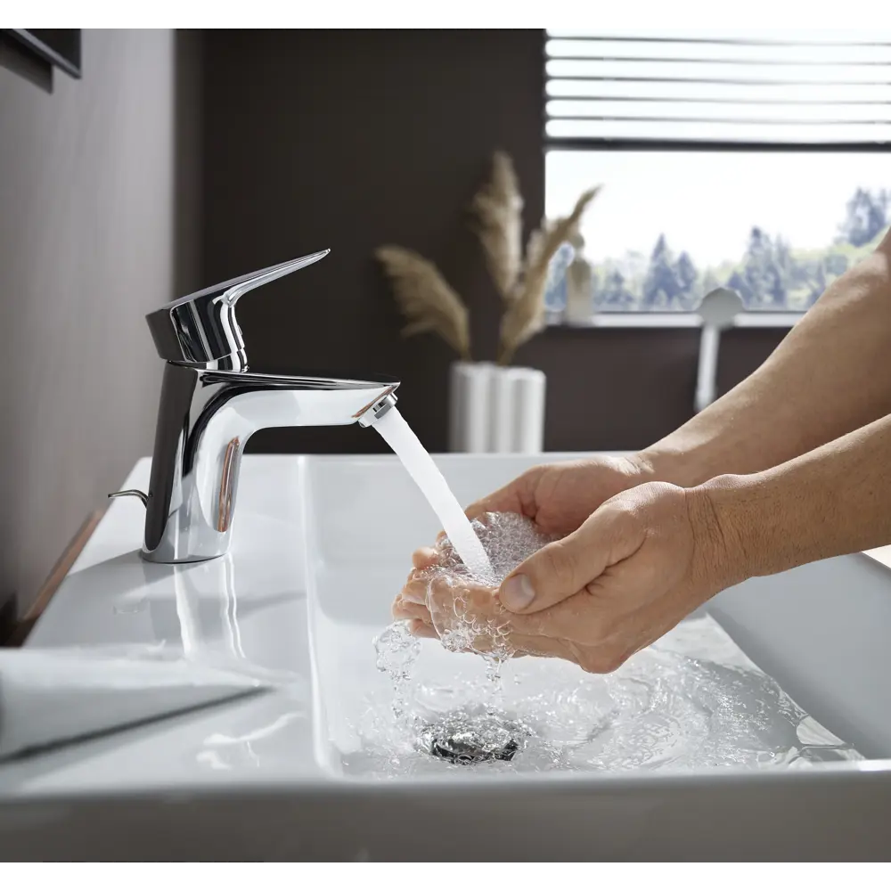 Фото 10 Смеситель для раковины Hansgrohe Mysport однорычажный цвет хром Фото 10 Смеситель для раковины Hansgrohe Mysport однорычажный цвет хром