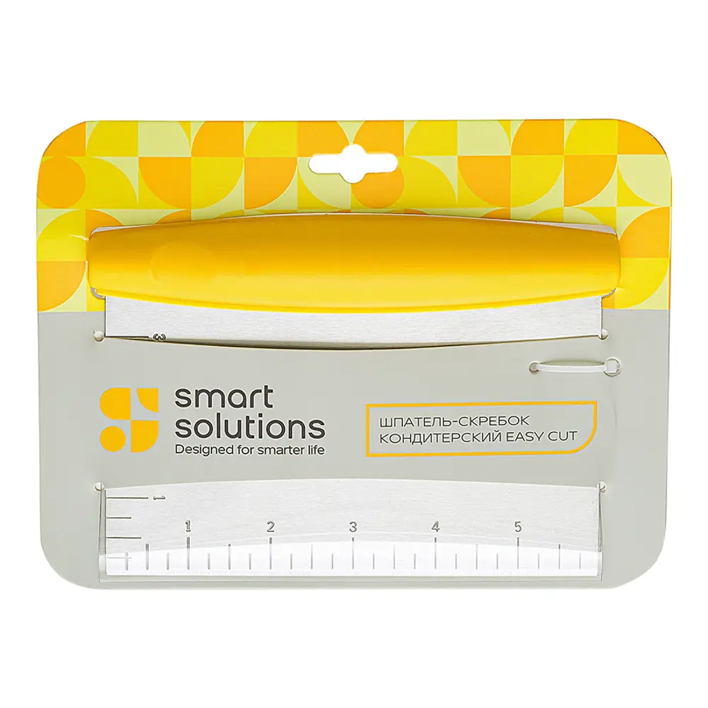 Фото 3 Шпатель-скребок Easy Cut Smart solutions сталь желтый 1шт Фото 3 Шпатель-скребок Easy Cut Smart solutions сталь желтый 1шт