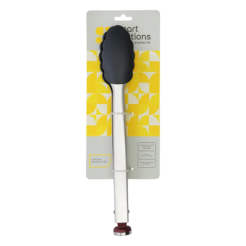 Фото 5 Щипцы кухонные SmartChef Smart solutions нейлон капучино-графит 1шт Фото 5 Щипцы кухонные SmartChef Smart solutions нейлон капучино-графит 1шт