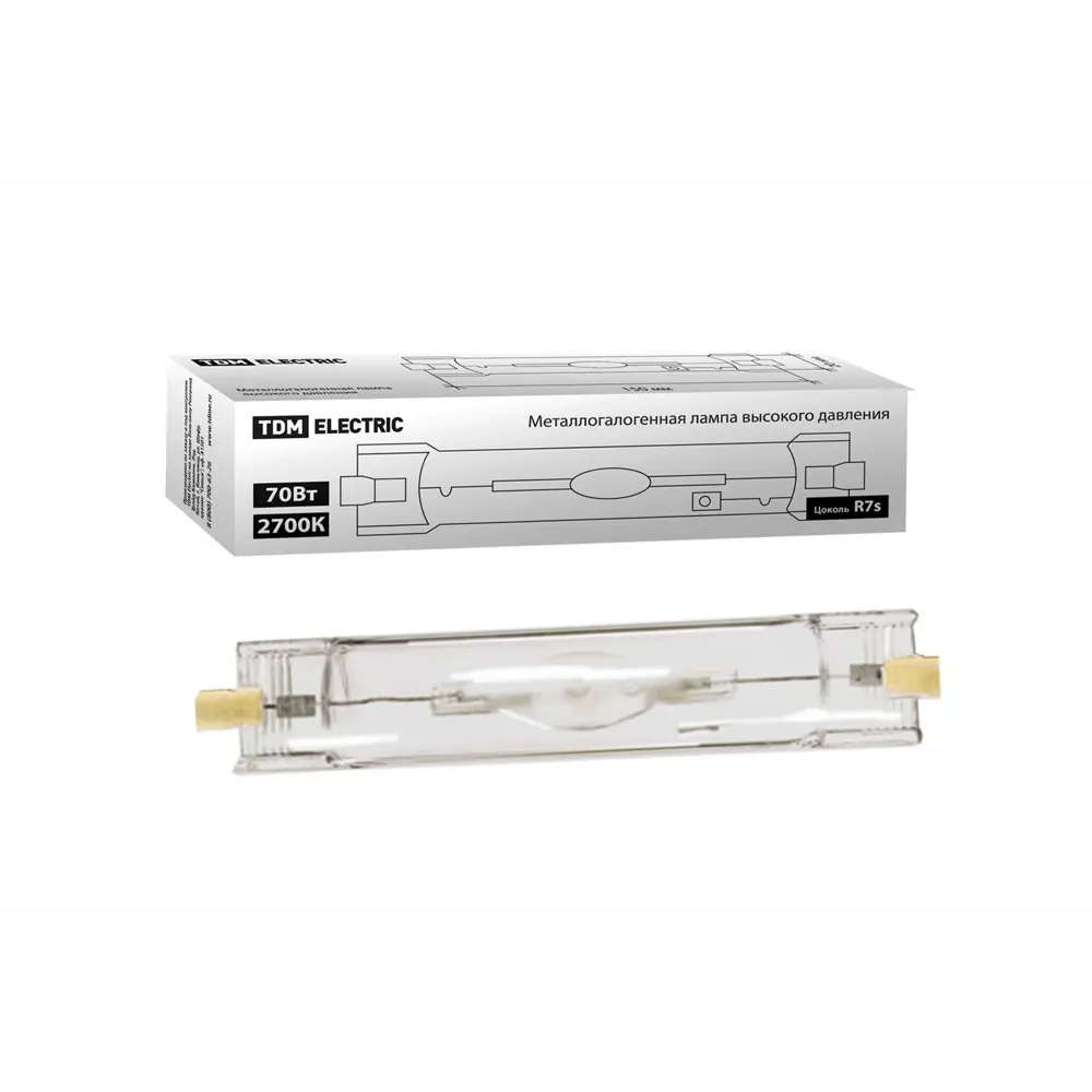 Фото Лампа ртутная Tdm electric Sq0325-0011 RX7S 220 В 70 Вт туба с напылением 5600 Лм Фото Лампа ртутная Tdm electric Sq0325-0011 RX7S 220 В 70 Вт туба с напылением 5600 Лм