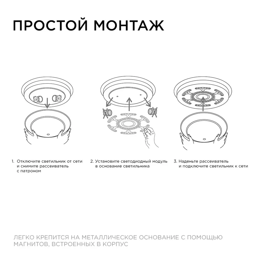 Фото 6 Модуль светодиодный Apeyron 02-70 230 В 40 Вт диск 3600 Лм изменение цвета RGB Фото 6 Модуль светодиодный Apeyron 02-70 230 В 40 Вт диск 3600 Лм изменение цвета RGB