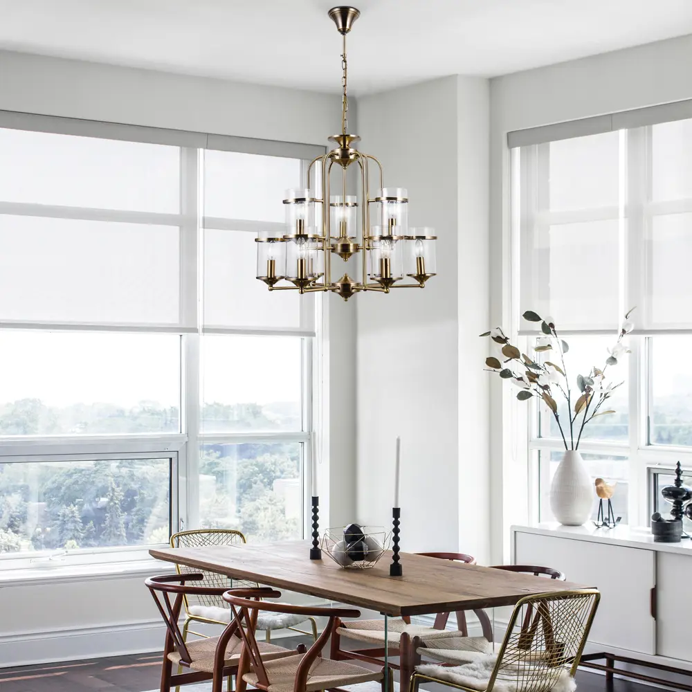 Фото 3 Подвесная люстра EUROSVET 60040/5 античная бронза Фото 3 Подвесная люстра EUROSVET 60040/5 античная бронза