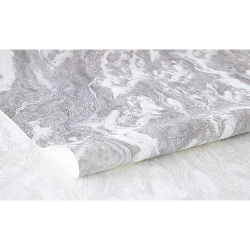 Фото 3 Обои флизелиновые Walldecor Анкара серо-коричневые 1.06 м 75199-48