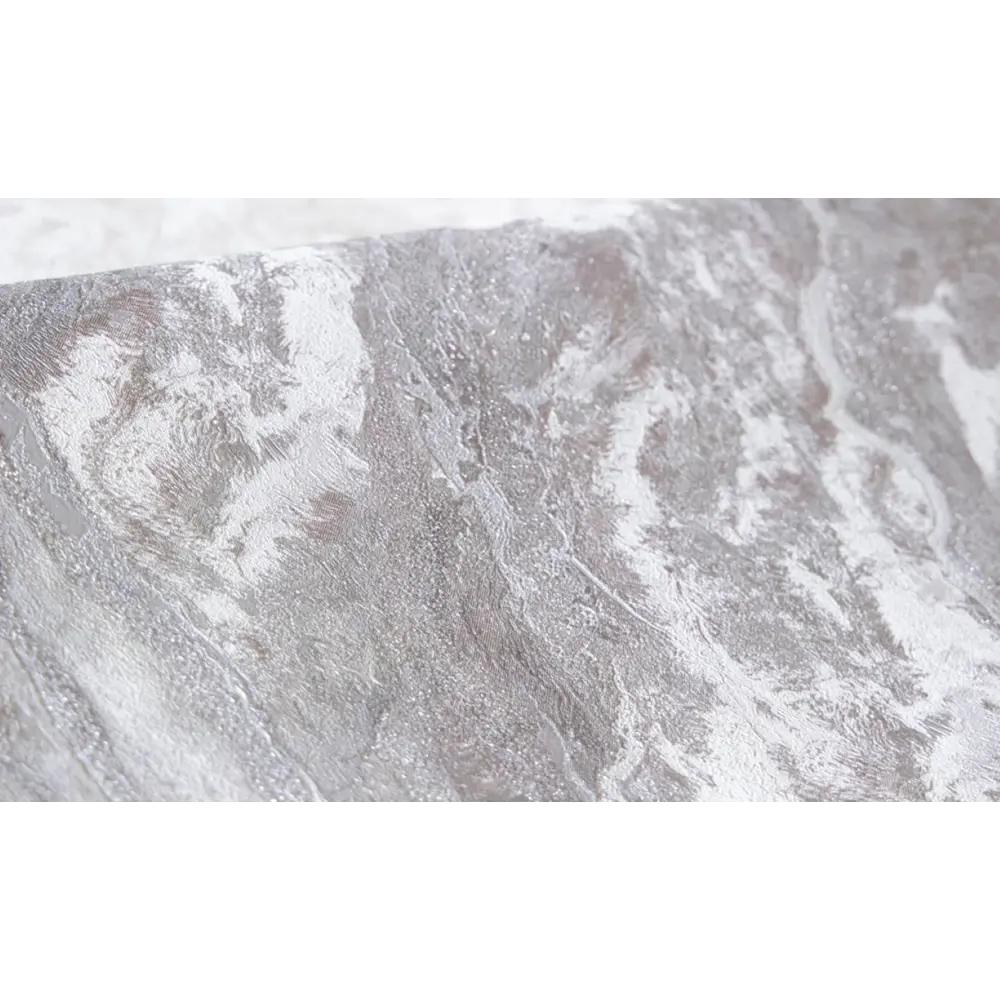 Фото 5 Обои флизелиновые Walldecor Анкара серо-коричневые 1.06 м 75199-48