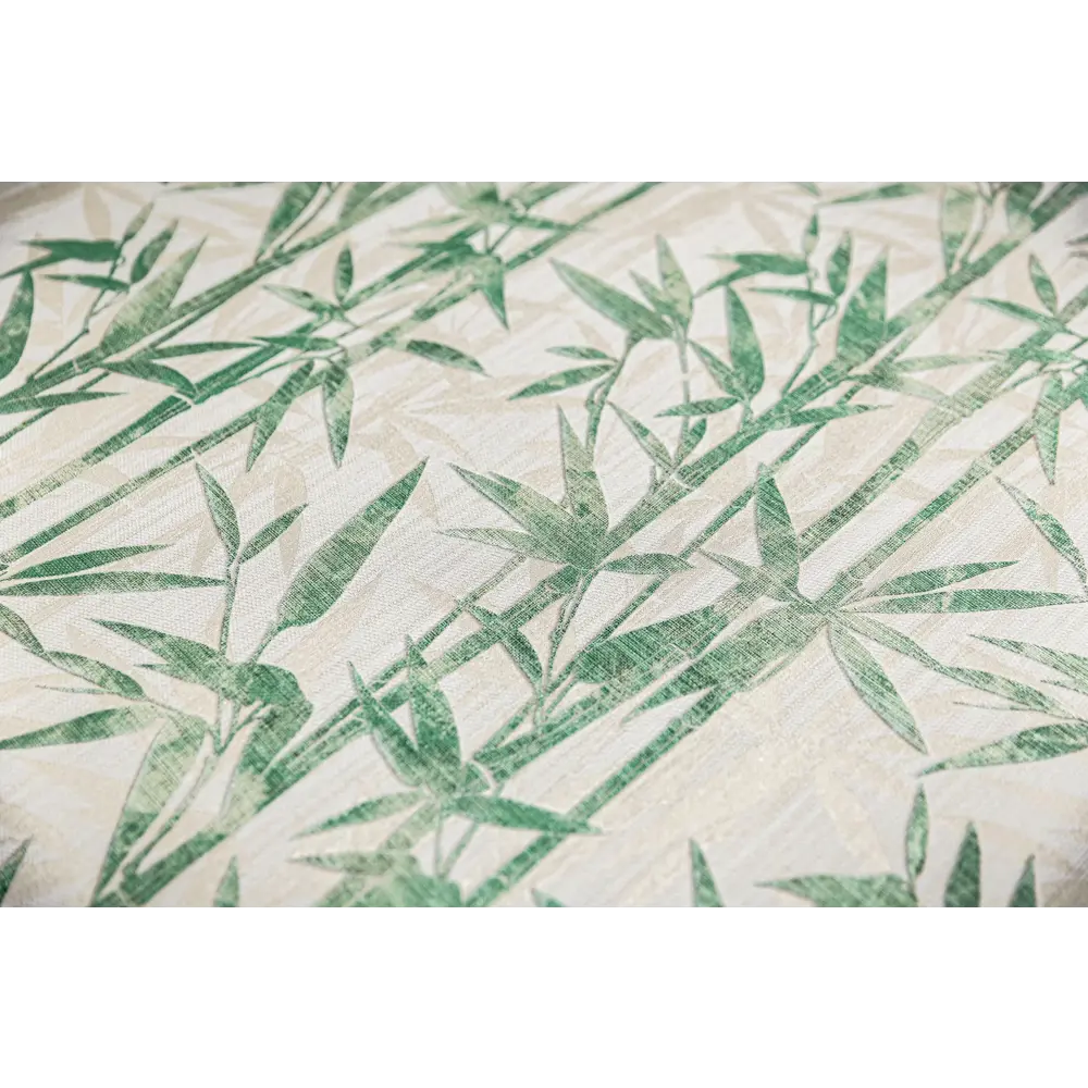 Фото Обои флизелиновые Kerama Marazzi Bamboo бежевые светлые/зеленые 1.06 м KM5003 Фото Обои флизелиновые Kerama Marazzi Bamboo бежевые светлые/зеленые 1.06 м KM5003