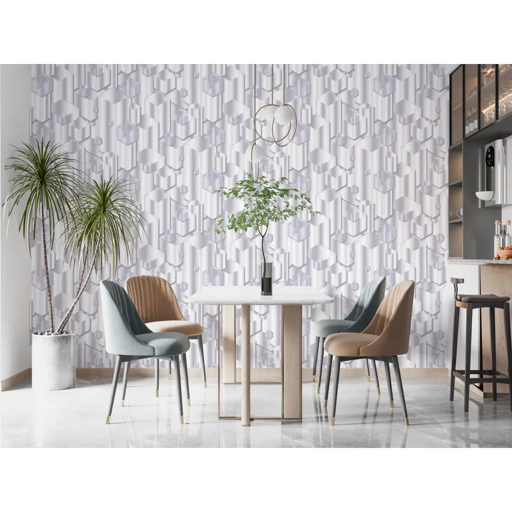 Фото 6 Обои бумажные Московская Обойная Фабрика Malex Design серые 0.53 м 6237-5 Фото 6 Обои бумажные Московская Обойная Фабрика Malex Design серые 0.53 м 6237-5