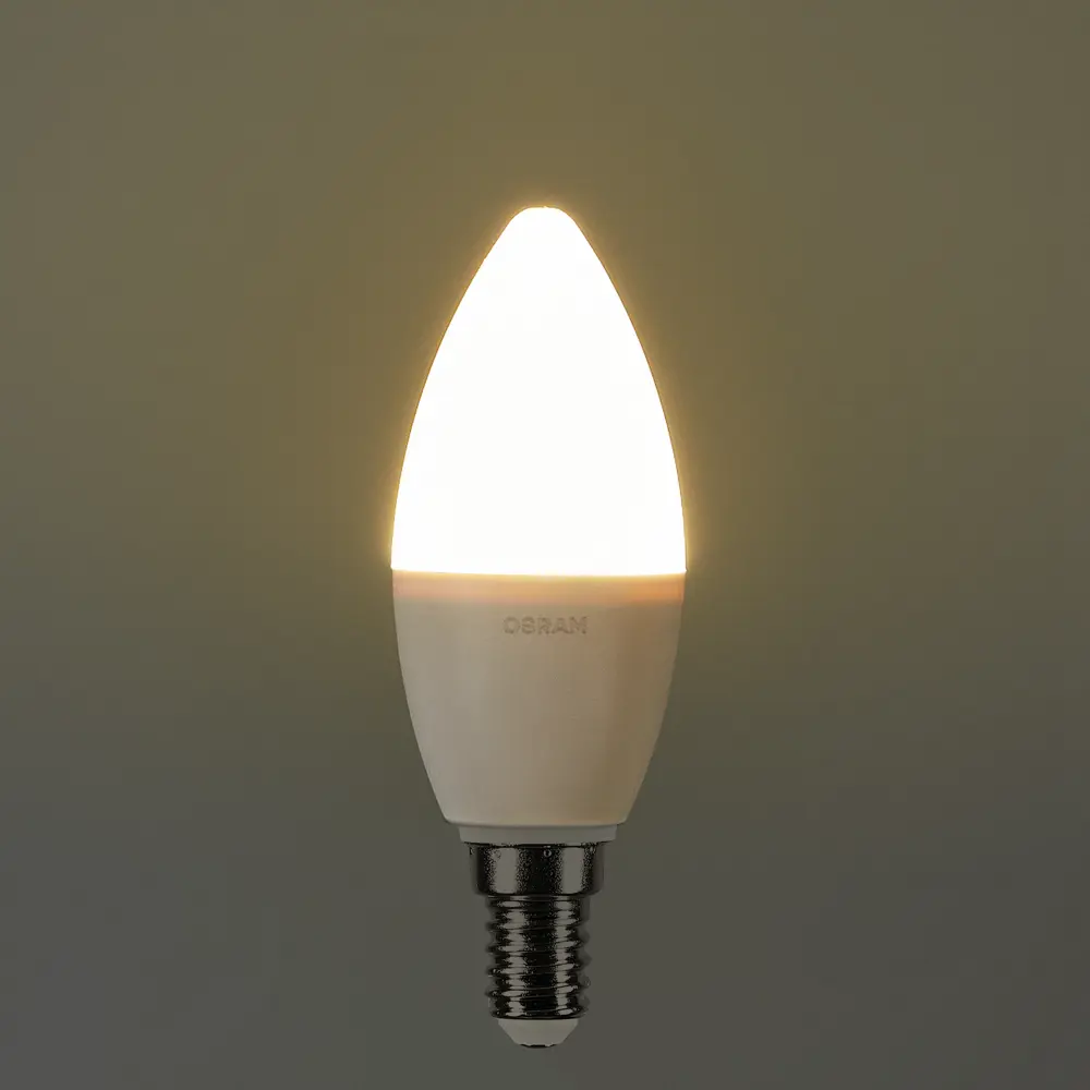 Фото 3 Лампа светодиодная Osram Свеча E14 6.5 Вт 550 Лм свет холодный белый Фото 3 Лампа светодиодная Osram Свеча E14 6.5 Вт 550 Лм свет холодный белый